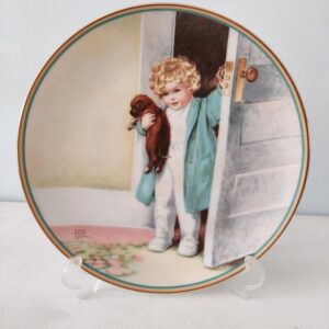 Petite-assiette-porcelaine-Bessie Please Gutmann-Good Morning-série A child's best friend