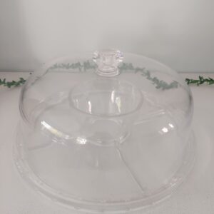 Plateau de présentation avec cloche pour apéritif ou desserts