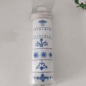 lot de 6 ronds de serviettes ovales céramique Ikea vintage style scandinave