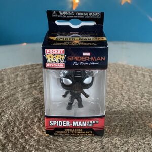 Funko pop porte clé , Pocket pop Keychain Marvel Spiderman Stealth Suit