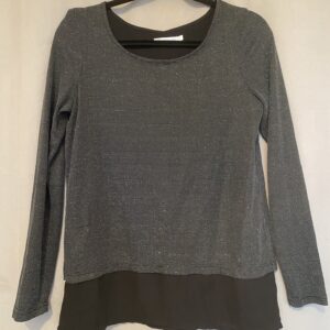 Haut femme manches longues à paillettes Gémo urban taille S