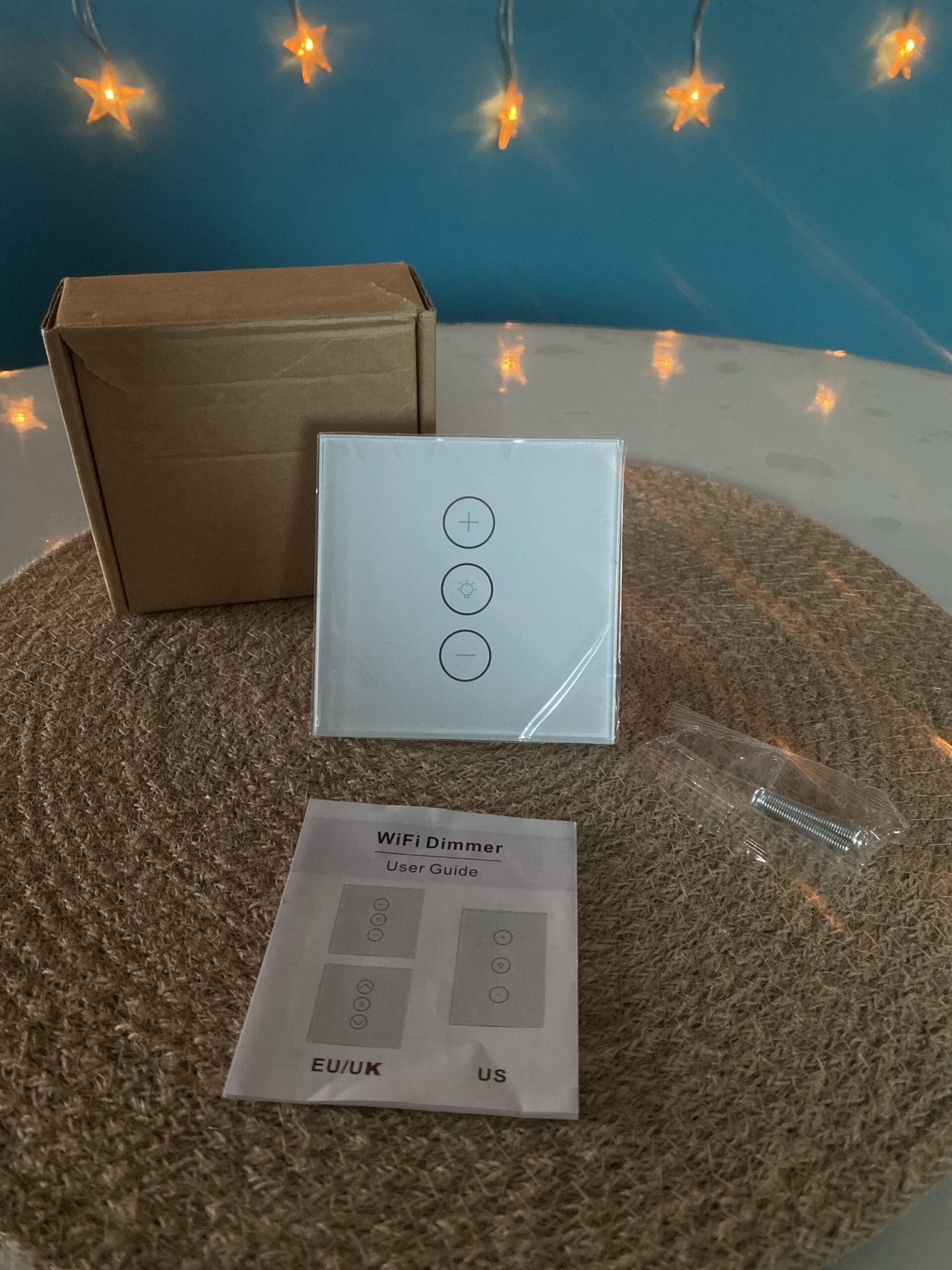 Interrupteur tactile blanc variateur de lumière 240 V 50 à 60 Hz neuf – Image 5