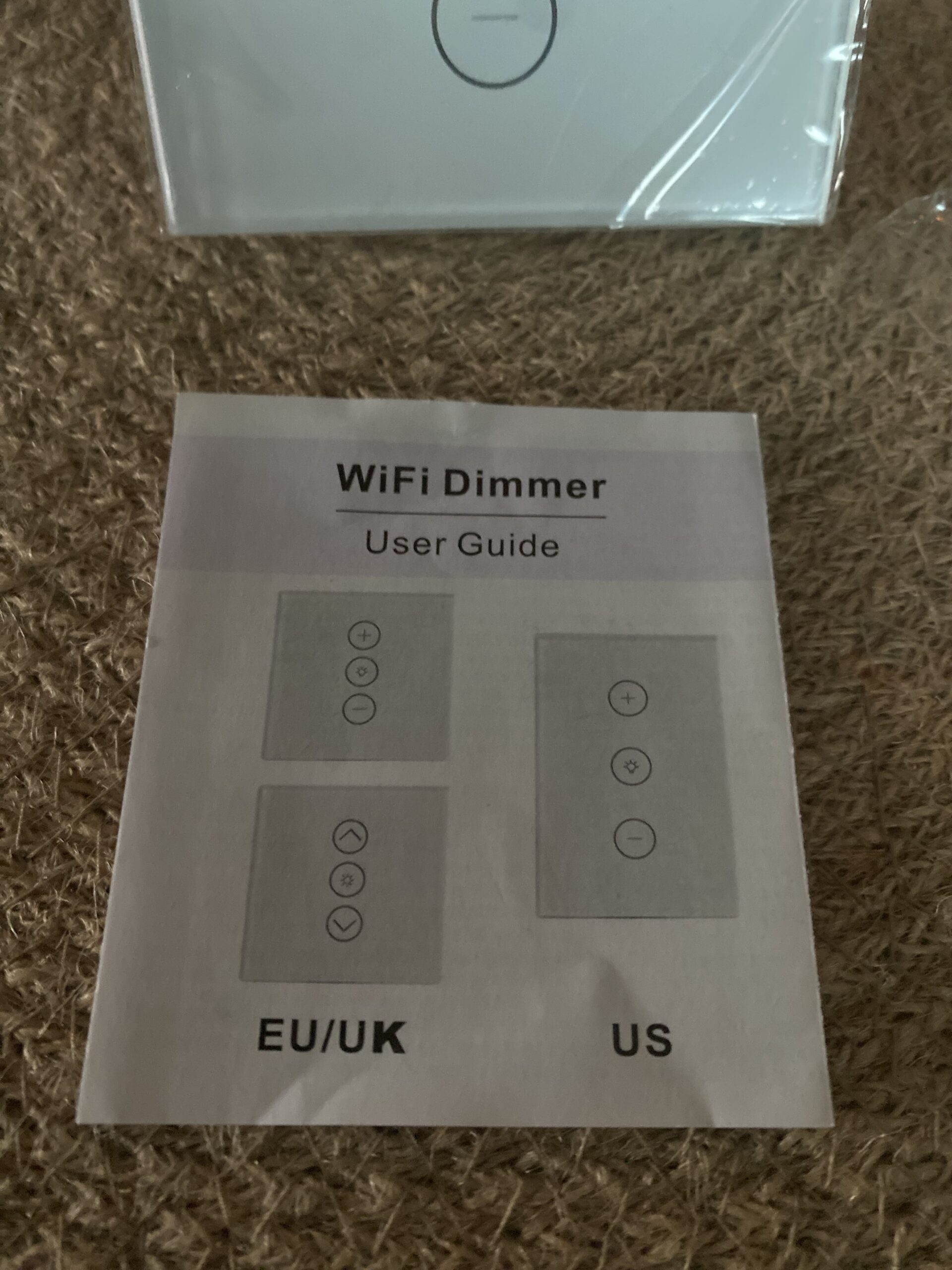 Interrupteur tactile blanc variateur de lumière 240 V 50 à 60 Hz neuf – Image 3