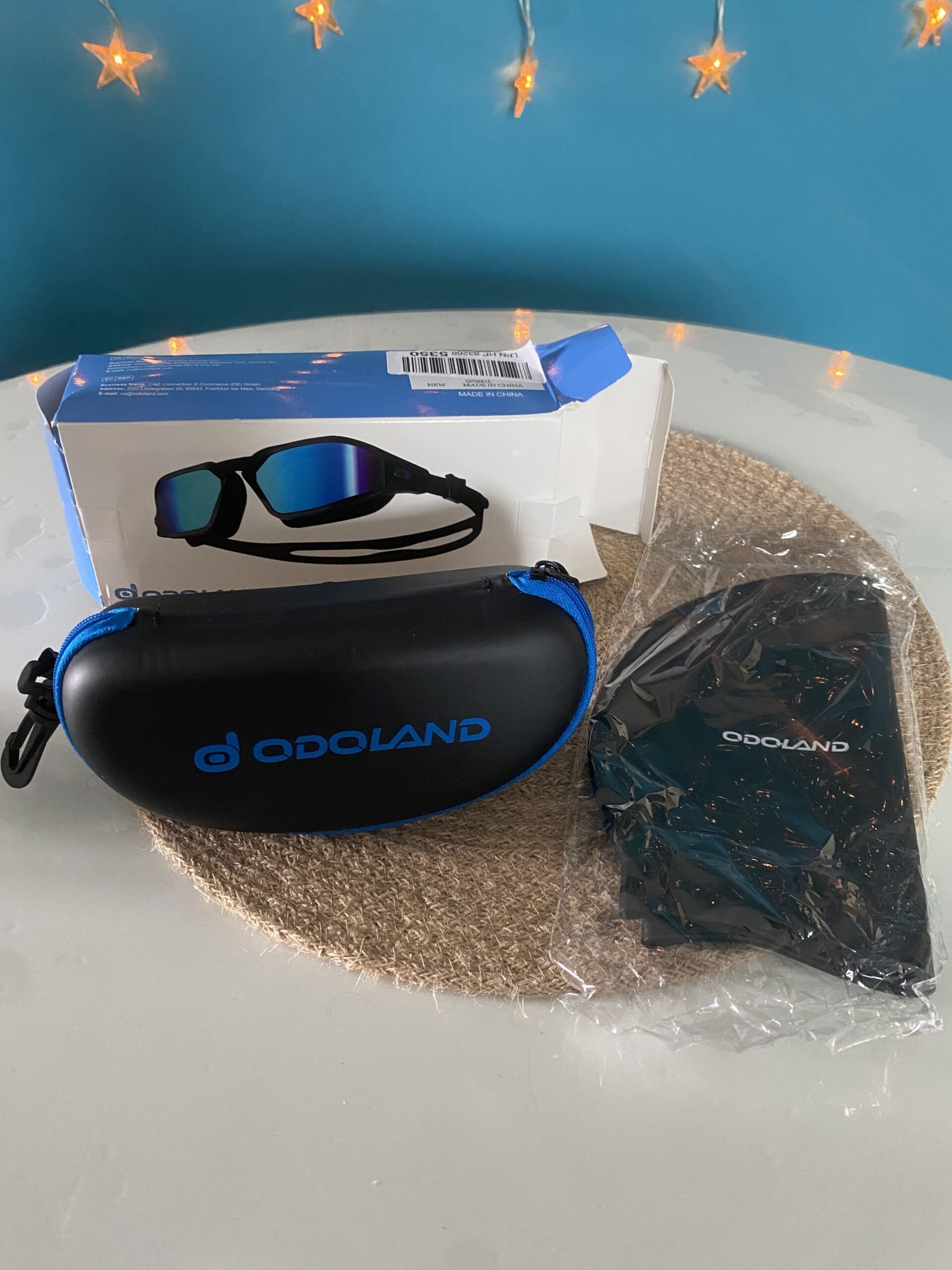 Lunettes et bonnet de natation ODOLAND anti buée protection UV – Image 3