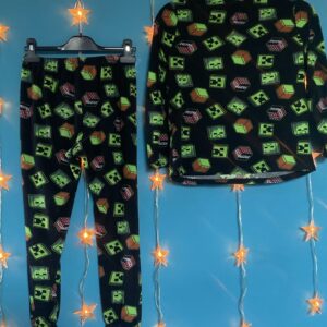 Pyjama Minecraft deux pièces 9/10 ans Primark