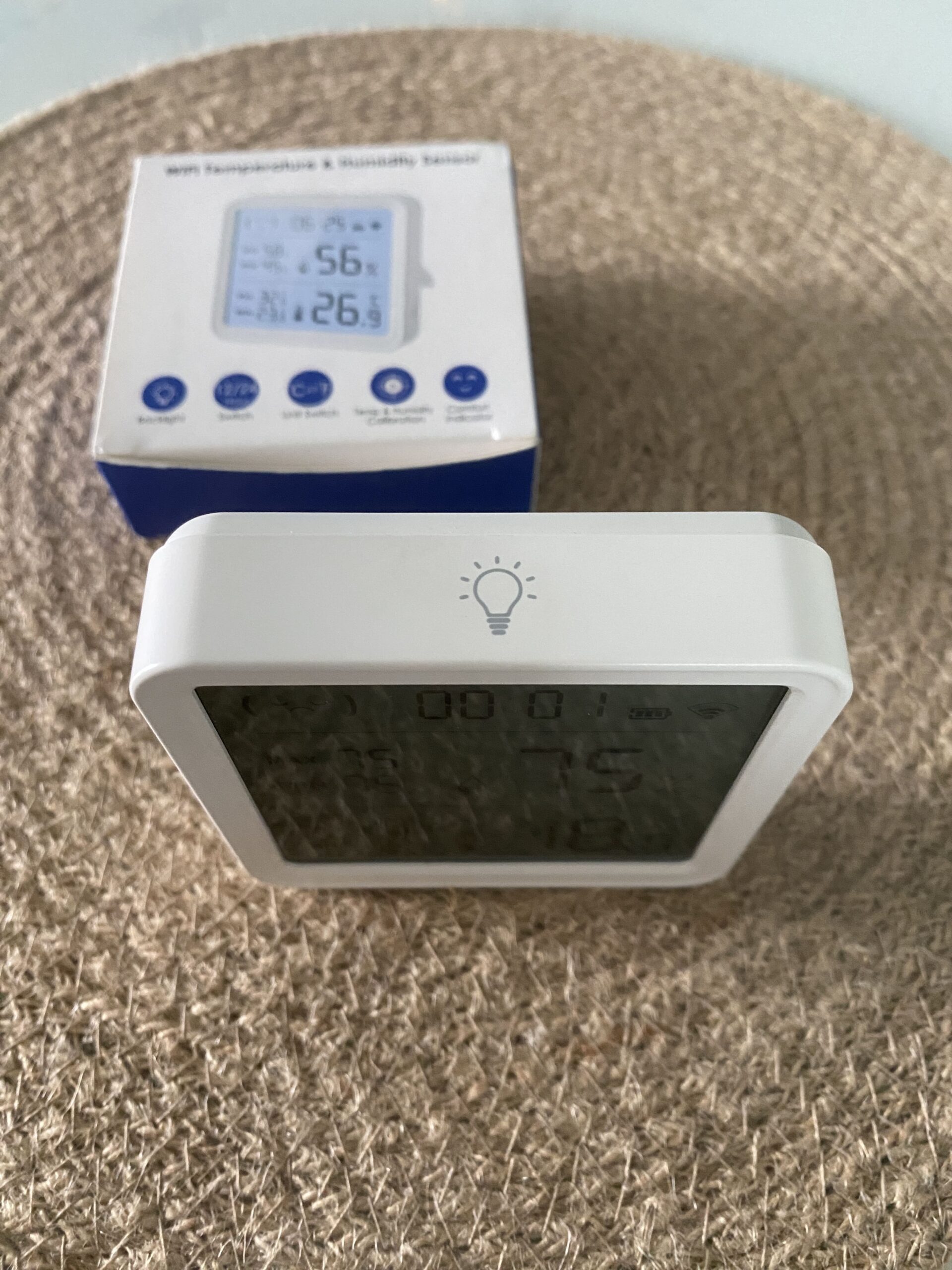 Thermomètre Hygromètre intérieur LCD numérique Bluetooth – Image 2