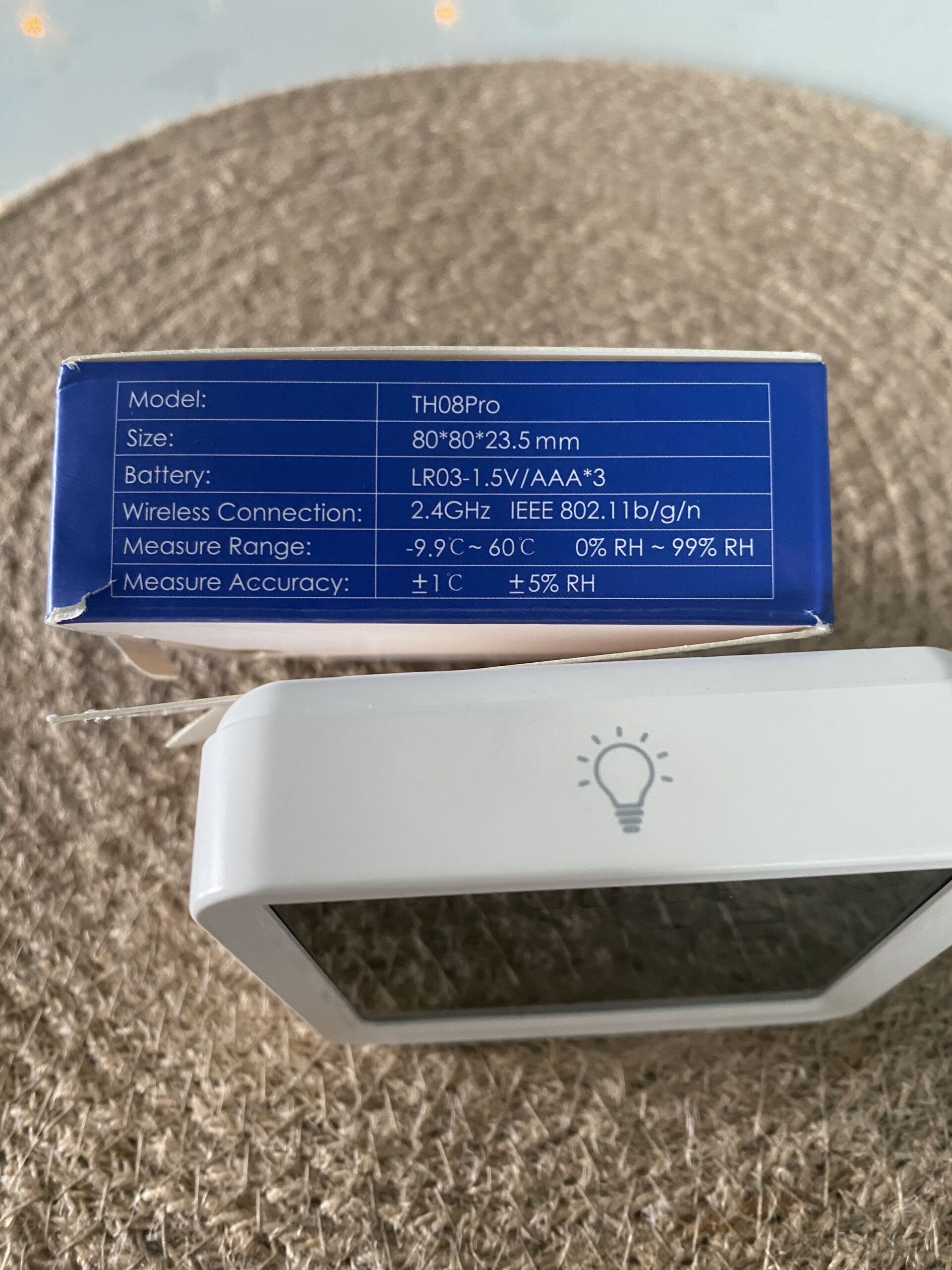 Thermomètre Hygromètre intérieur LCD numérique Bluetooth – Image 4