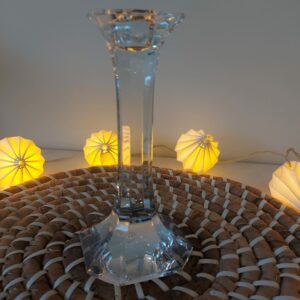 Bougeoir en cristal au plomb fait main en Allemagne