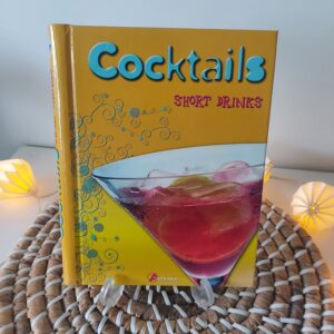 Livre cocktails short drinks éditions Artemis 97 pages spiralées
