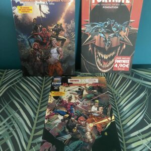 Lot de trois BD Fortnite / Marvel