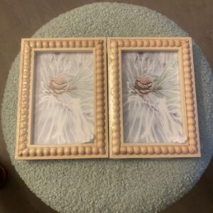 Lot de 2 cadres photos en bois 10x15 cm ,Actuel, sous blister