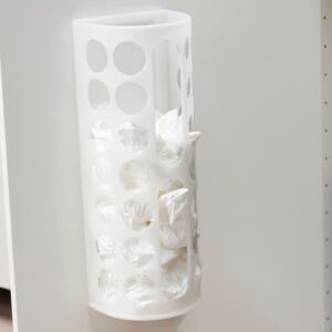 Distributeur mural de sacs plastiques IKEA blanc